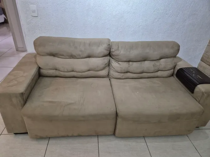 Sofá retrátil 4 lugares 