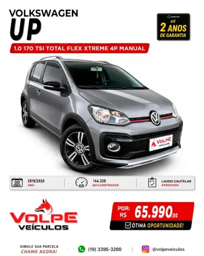 Volkswagen Up! Extreme 1.0 TSI Total Flex 12V 5P 2020
