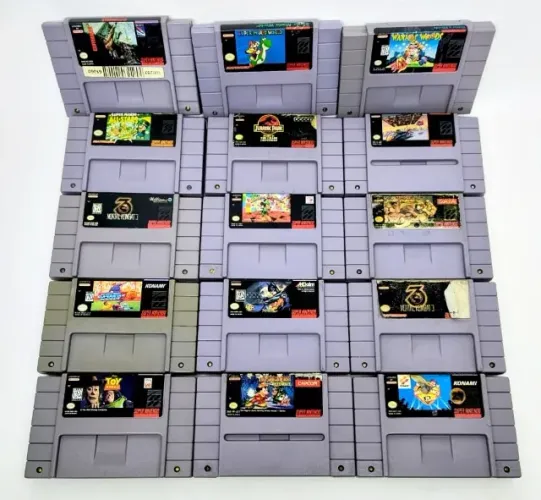 Fitas originais de Super Nintendo - Preços na descrição
