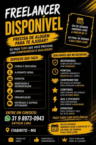 Faço freelancer 