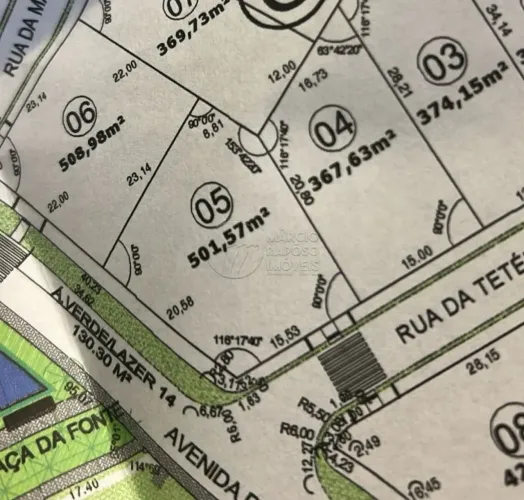 Terreno de Esquina com 501m² à venda no Cond. Reserva Manguaba em Marechal Deodoro