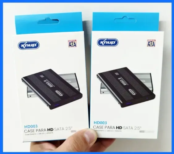 Case de Alumínio para HD / SSD 2.5 USB 3.0 (externa)