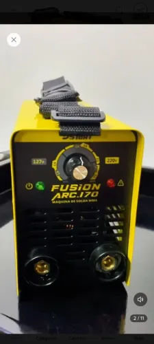 Máquina de solda e máscara
