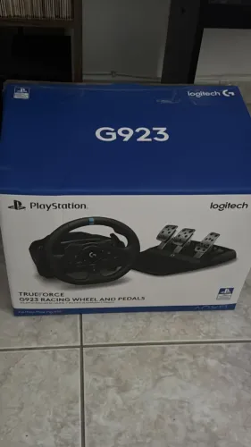 (1mês usado - não aceito troca)- Volante Logitech G923, Ps5, Ps4, Pc Com Force