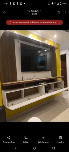 Painel sala tv 65 com Rack