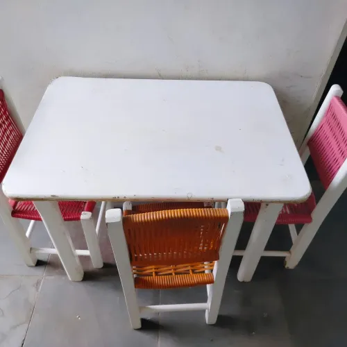 Conjunto Mesa com 3 Cadeiras Infantil Medidas na Descrição Pra sair Hoje