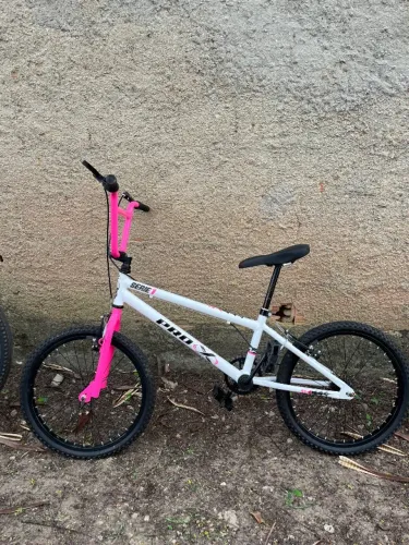 Bicicleta Bmx Pro-x Série 1 Aro 20 Branco/Rosa Tamanho do quadro 20