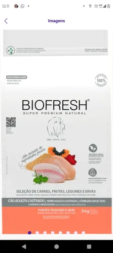 Ração Biofresh