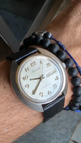 Bulova Automatic Day Date 1973 Cal 11esacb Vintage Suíço