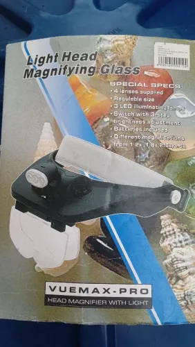 Lupa De Cabeça Ajustável C/ Luz Led Profissional