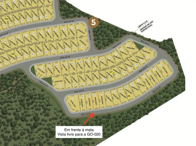 Lote Jardins Amsterdã, 394m² Com Vista Livre