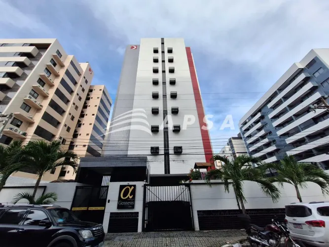 EDF GENNESIS. LINDO APARTAMENTO COM PISCINA A TRÊS QUADRAS DA PRAIA DA PONTA VERDE, TRÊS Q
