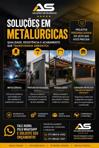 Soluções Metalúrgicas e Pintura em Geral | Residencial, Comercial e Industrial