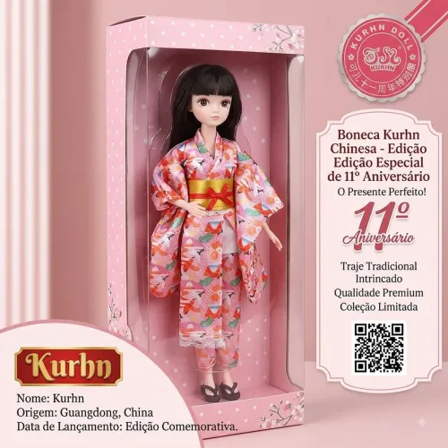 Boneca Chinesa Kurhn rara 