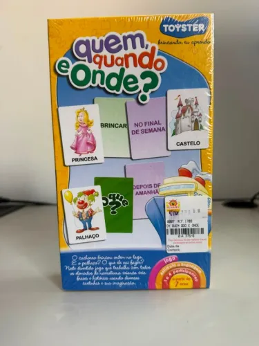 Jogo Quem, quando e onde? - Jogo Educativo