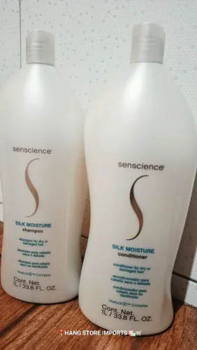 KIT SENSCIENCE SILK MOISTURE <br>KIT PROFISSIONAL <br>SHAMPOO 1L + CONDICIONADOR 1L