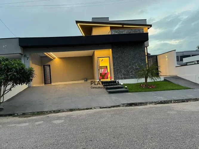 Casa com 3 dormitórios à venda, 300 m² por R$ 1.200.000 - Condomínio Terras do Vale - Caça