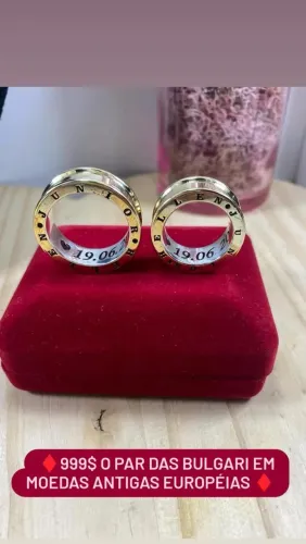 Alianças de Moedas Antigas Européias Manaus