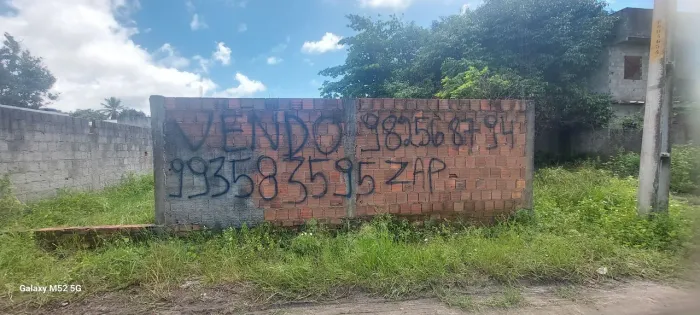 Vendo um terreno com Casa em construção em Igarassu/PE