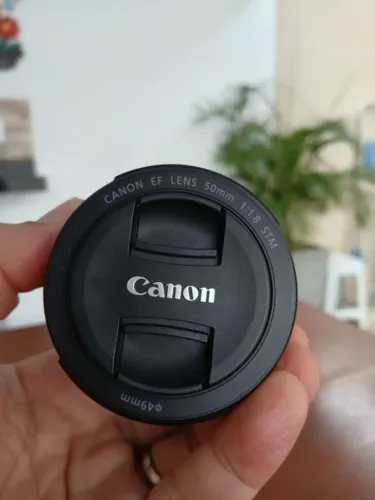 Lente canon 50mm Stm 1.8 Novissima!