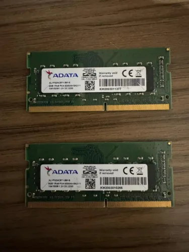 Memória Para Notebook Adata 8GB 3200mhz DDR4
