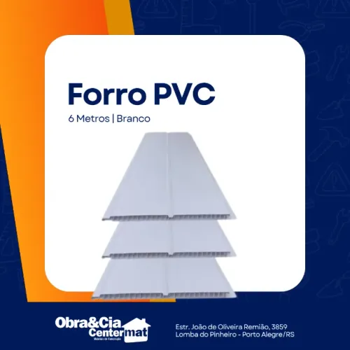 Forro Pvc 20cm Branco