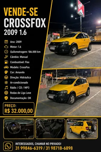 Volkswagen Crossfox 1.6 MI Total Flex 8V 5P 2009