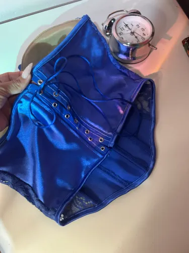 Corselete azul