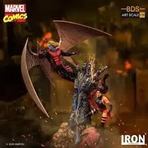 psylocke e Archanjo diorama 1/10 Iron Studios