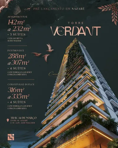CASAL AGUIA VENDE APTO NO TORRE VERDANT - O JARDIM SUSPENSO DE NAZARÉ