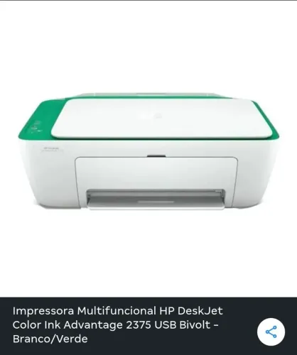 Impressora multifuncional HP deskjet color advantage 2375.