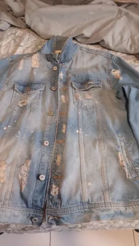Jaqueta masculina jeans 