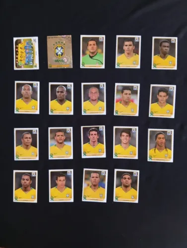 Figurinhas do Brasil da Copa de 2010