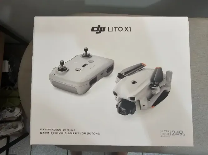 Drone DJI Lito X1 Fly More Combo RC-N3 (Controle remoto sem tela) - Homologado