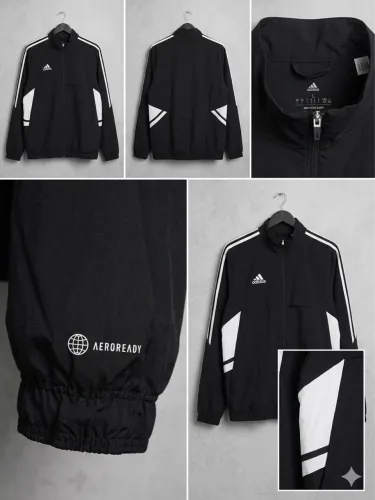 Jaqueta ADIDAS Condivo 22 Pré-Jogo Masculina Preta - Tamanho L