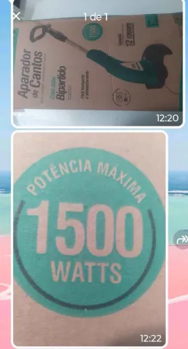Máquina de jardinagem funcionando 220 v