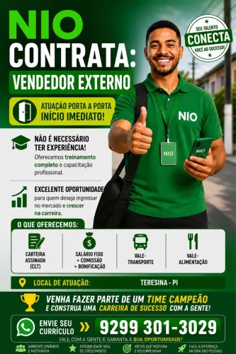 VENDEDOR PORTA A PORTA NIO FIBRA 
