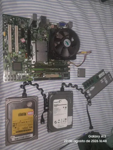 Placa mae intel 775 kit core2quad