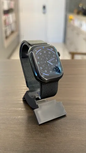 APPLE WATCH SERIES 10 TITANIUM GPS+ CELULAR 46MM + PULSEIRA MILANESE / LOJA FÍSICA