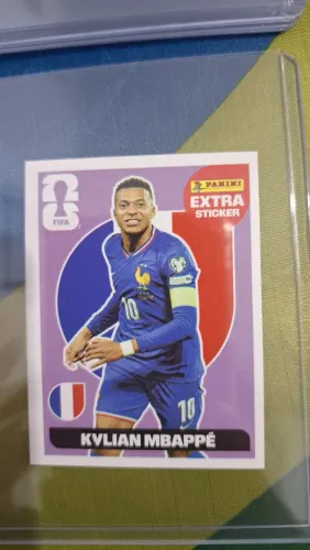 Figurinha Copa do Mundo 2026 Coleção Legend Panini Kylian Mbappé Regular Lilás ExtraSticke