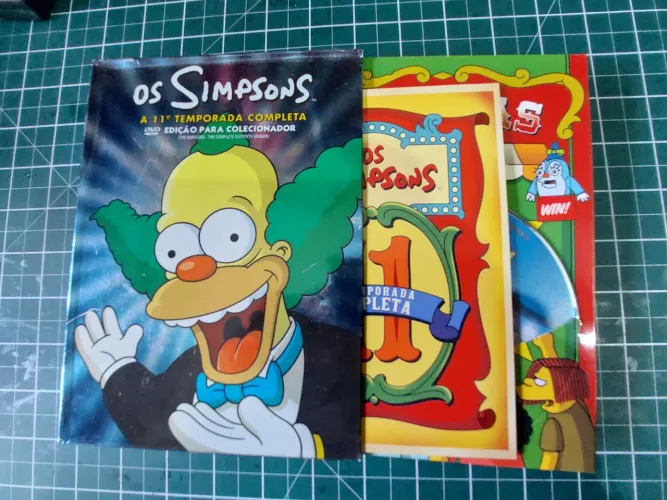 Box original da 11ª Temporada Completa de Os Simpsons, em Edição para Colecionador.