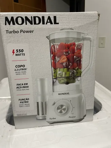 LIQUIDIFICADOR MONDIAL TURBO POWER 2,2 L