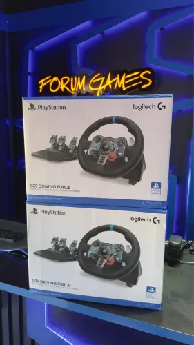 VOLANTE LOGITECH G29 PLAYSTATION - IMPECÁVEL! 