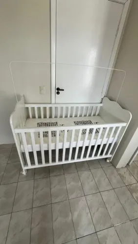 BERÇO NOVO COM COLCHÃO 