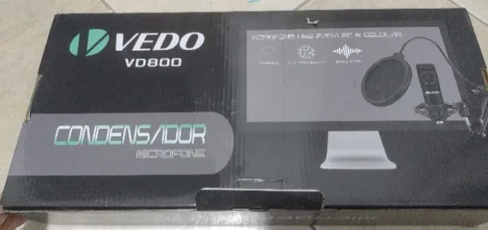 Microfone condensador vedo VD800