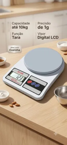 Balança de alimentos 1kg a 10kg
