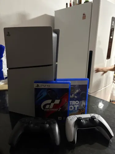 Ps5 - MÍDIA FÍSICA- 02 CONTROLES - 02 JOGOS