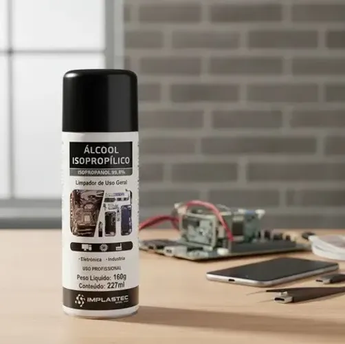 Álcool isopropilico 160g 227ml spray