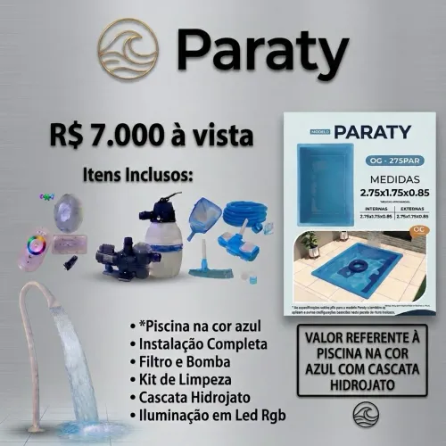 Piscina de fibra