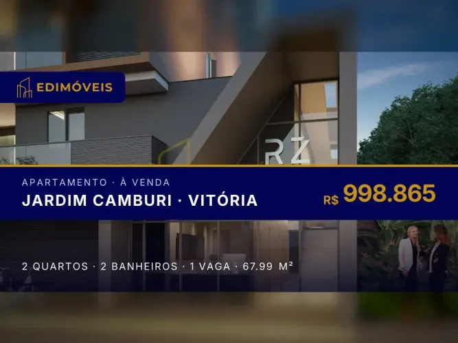 Jardim Camburi| Apartamento 2 quartos com segurança e conforto